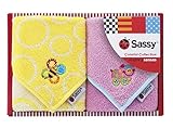 Sassy(ライセンス) ミニタオルセット/ピンク&イエロー 【ギフト】 NZSA5081