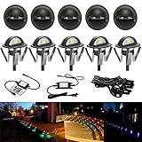 足元ライト FVTLED 階段ライト DC12V IP65 0.4Wクラシック 良い雰囲気 超高輝度 ナイトライト 室内照明 玄関 階段 廊下 高品質な亜鉛合金製 CE RoHS認証 (多色（黒）)