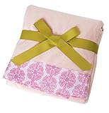 Oliver B Minky Stroller Blanket - Pink by Oliver B