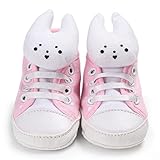 かわいい　兎　ベビーシューズ　女の子　キャンバス　シューズ ガール　スニーカー ベビー　女の子　 赤ちゃん 　幼児靴　 子供靴 　3サイズ　フラットシューズ/スニーカー キッズ 歩行練習 履き心地いい