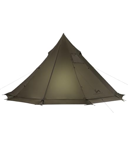 TOMOUNT ワンポールテント 高さ2.4m 75Dナイロン 直径4.2m Amazon.co.jp: TOMOUNT 【専用インナーテント】ワンポールテント 高さ