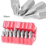 Mallofusa 33 Pcs 多機能 ヘッド スクリュードライバー ビット 改ざん 防止 セキュリティ ツール