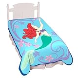 Disney's Little Mermaid Simply Beautiful Blanket by Franco Mfg [並行輸入品]