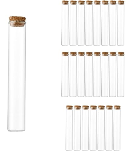 Amazon.co.jp: ガラス製丸型容器 コルク栓付き デミジョンボトル
