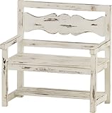 ミニベンチ [W37 x D22 x H38cm] 天然木（杉）水性ラッカー塗装