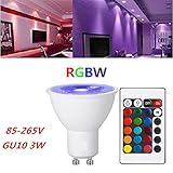 RaiFu スポットライト GU10 LED 85-265V 室内照明 ランプ 3調光器 7色ライト