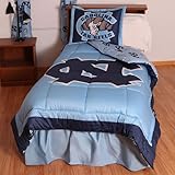 North Carolina Tarheels UNC Bedding Comforter & Sham Set クイーン ブルー NCUCMQU