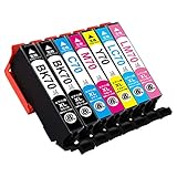 IC6CL70L(BK/C/M/Y/LC/LM)+ICBK70L 【全色増量版】 7本セット [エプソン用] 新互換インクカートリッジLED