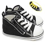 [コンバース] CONVERSE ベビーオールスター RZ ベビースニーカー 子供靴 ファスナー式 7C209(ブラック) 12.0cm