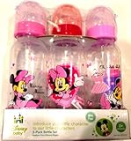 Disney Baby 3-pack 9oz Bottle Set Pink Minnie Mouse BPA Free 0+ Months Medium Flow by Minnie Mouse [