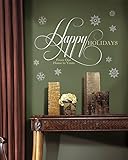 ルームメイツ(RoomMates) 壁に貼ってはがせるウォールステッカー ハッピーホリデー