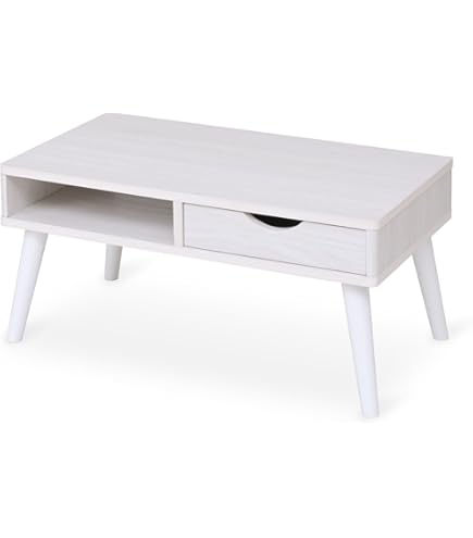 Amazon｜ISSEIKI サーフ センターテーブル 124 (ナチュラル