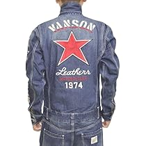 バンソン デニム ツナギ Lサイズ VANSON バンソン つなぎ デニム メンズ レディース かっこいい