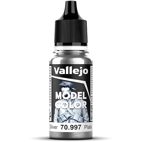 Vallejo VJ70997 Model Colour Metallic Silver 17 ml Miniatures
