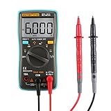 Dpower デジタルマルチメーター 電流 電圧 電流抵抗 温度 周波数 600V DIY バックライトLED付き ダイオード マルチテスター (ZT102)