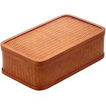 Amazon｜竹編み茶道収納バスケット 竹籠 竹篭 茶道具収納箱 茶盆