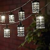 High Quality 3760WR20 Amalia Solar String Lights, 20 White LEDs, Includes Rechargeable Ni-MH Battery