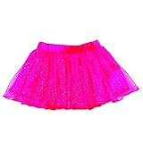 Reflectionzベビー女の子ホットピンクLined Glitterチュール誕生日スカート12 – 18 M カラー: ピンク