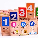 XDOBO新しい中国語ピンインand Numbers Domino子供の教育製品の木製おもちゃの中国と算術学習、認識/識別異なる共通Things、100個