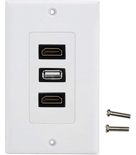 Amazon.co.jp: StarTech.com 壁面埋め込み型Cat5ケーブル対応HDMI