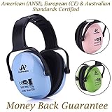 Earmuffs for Kids : Amplimなノイズ削減パッシブベビーヘッドフォン/耳マフfor Infants幼児、& Teens。子サウンドHearing Protection at &ス