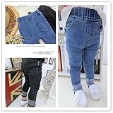 春の新しい服が真っ版の辺から小さい童ズボンファッション児童ジーンズ潮範で小童ズボン [並行輸入品]