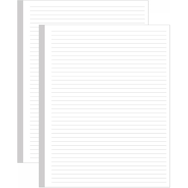 Lined Notepad 321Done Wide-Ruled Notepad - Half Size 5.5x8.5 Inch ...