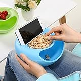 多機能スタイリッシュなスナックストレージボックス二層コンテナHouseholdプレートディッシュオーガナイザー – Perfect forスナック、フルーツ、またはピスタチオ/ Sunflower S