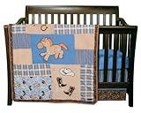 Trend Lab 3 Piece Crib Bedding Set, Cowboy Baby by Trend Lab