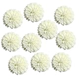 Prettyia 10個入　DIY　シルク　人工菊　造花　装飾花　　フラワーヘッド　花束　工芸品　13色選ぶ - 色2