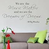 Pop Decors We are the music makers-Willy Wonka Wall Stickers by Pop Decors