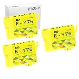 EPSON エプソン ICY76 IC76 イエロー 3個セット 互換インクカートリッジ 【バウストア】