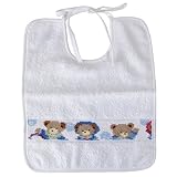 フェイラー FEILER スタイ よだれかけ BIB SVENNI ビブ スベンニ リボン結びタイプ ホワイト【並行輸入品】