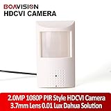 New arrivals 1/2.9" HD 1080P CCTV HDCVI Camera 2mp 1920x1080 PIR Style Motion Detector 3.7mm 0.01 Lu