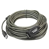 32ft/10m　USB2.0アクティブ　リピータ　高速　延長ケーブル　リード　アダプタコード