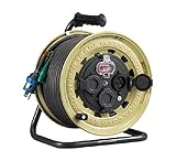 ハタヤ サンタイガーレインボーリール 単相100V 50m アース・ブレーカー付 BX501K