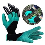 Itian 園芸用手袋 防水 絶縁 植栽 作業用手袋 爪付き 耐久性 滑り止め 耐突き刺し防止手袋 男女兼用 1ぺア入り