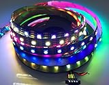 APA102 アドレス可能なDC5V 5050 RGB ledピクセルストリップ 60LED / m FPC NON防水60pixels / M 5m