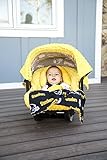 NFL Pittsburg Steelers The Whole Caboodle 5PC set - Baby Car Seat Canopy with matching accessories b