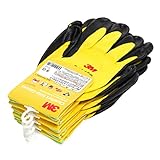 3M スリーエム 作業用手袋 コンフォートグリップグローブ イエロー Mサイズ 5双パック GLOVE-YEL-M-5P