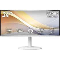 Amazon.co.jp: MSI ビジネスモニター Modern MD342CQPW 34インチ/UWQHD