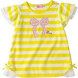 ミキハウス ホットビスケッツ(MIKIHOUSE HOT BISCUITS) リボンプリント キャビットちゃんボーダー半袖Tシャツ (80cm・90cm・100cm・110cm・120cm) 90cm
