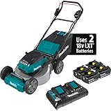 マキタ 36V (18V X2) LXT® ブラシレス 21インチ 業務用芝刈り機キット バッテリー4本(5.0Ah)付 ティール XML07PT1