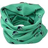 KUKOME ベビー キッズ ネックウォーマー 子供　かわいい 柔らか 防寒 男の子/女の子小学生/児童 防風 綿 プレゼント マフラー春 秋 冬 (グリーン（少年）)