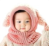 （デマ―クト）De.Markt かわいい ウサギ 風 ニット帽 ニット帽子 ベビー キッズ 赤ちゃん 子 子供 用 かわいい 防寒 首まで保護して 4か月～3歳