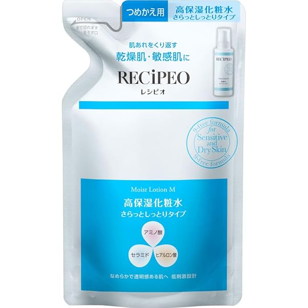 SMORE モイストローション　化粧水 Amazon | マツキヨ レシピオモイストローションMレフィル 130ml