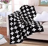 Bluestar Cotton Soft Baby Knitting Blanket 3543 Personalized Pattern Cuddle Receiving Swaddle Blanke