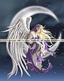 Neneトーマス – Moon Dreamer – 装飾ファンタジーアートセラミックタイル – セラミックSensations – 83820