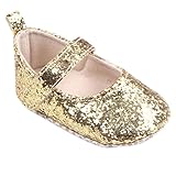 AutumnFall幼児用ガールズSoft Sole Crib靴スパンコールスニーカーベビーシューズ 6~12 Months