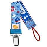 Ulubulu ウルブル Pacifier Clip おしゃぶり用ホルダー (Nautical Elements マリン)